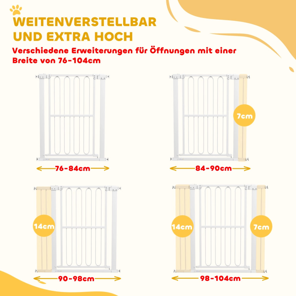 Cancello di sicurezza per bambini e cani ¨C Minimal ¨C 76-104 cm