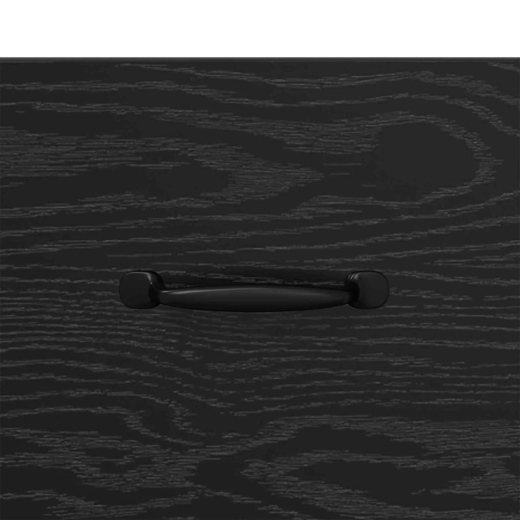 Credenza | Madia | Buffet da pranzo | Armadio da pranzo Rovere nero 34 x 34.5 x 90 cm Legno multistrato