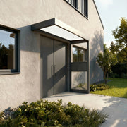 Canopia Sophia Pensilina Da Esterno  215X95 cm + Parete laterale Grigio / Opal Bianco