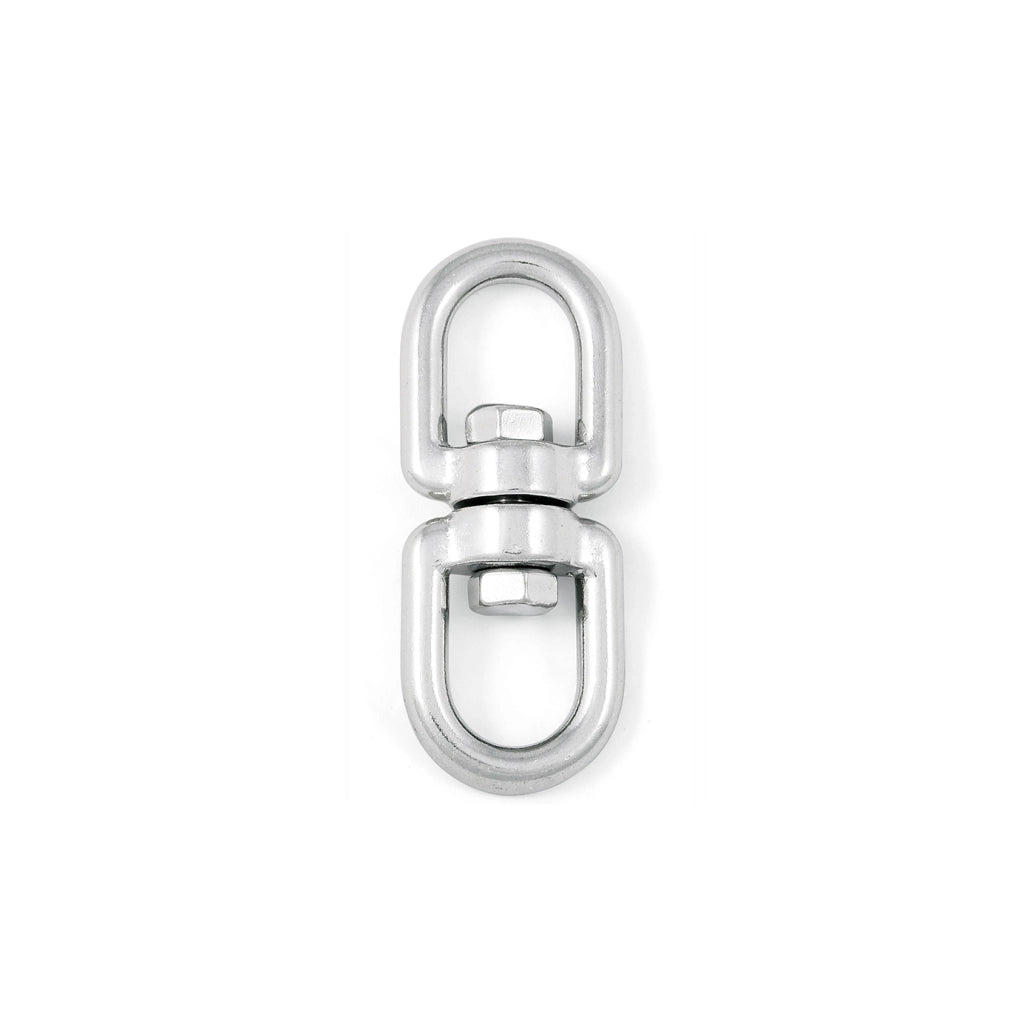 Girella occhio - occhio Ã˜ 8 mm. in acciaio Inox A4 - AISI 316
