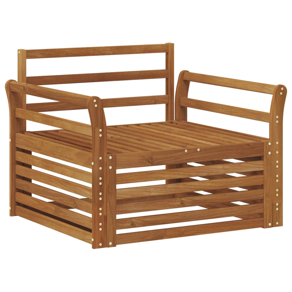 2 pz Divano da esterno Naturale 3436394