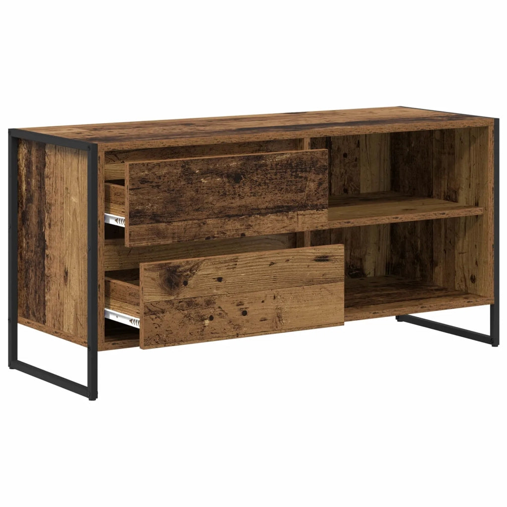 Mobile TV-Credenza per TV-Console TV Legno vecchio 100 x 36 x 49,5 cm Legno multistrato 458857