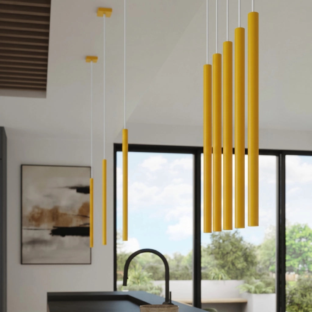 Lampada a sospensione PASTELO 2 giallo
