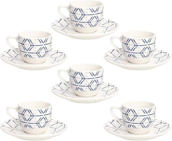 Set di tazze da caffè, con coperchio, da 6 pezzi