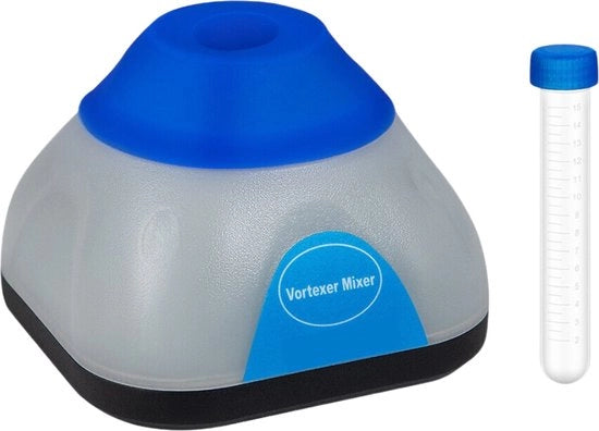 Mixer Laboratorio - 3000 giri/min - Incluso contenitore di riscaldamento - Blu/Grigio