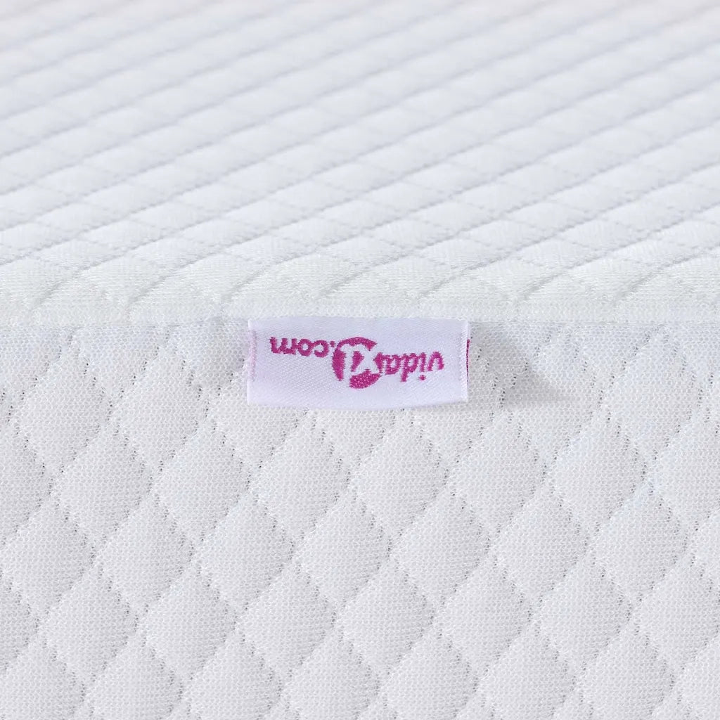 Topper per materasso Bianco 100 x 200 cm Tessuto Jacquard 4106246