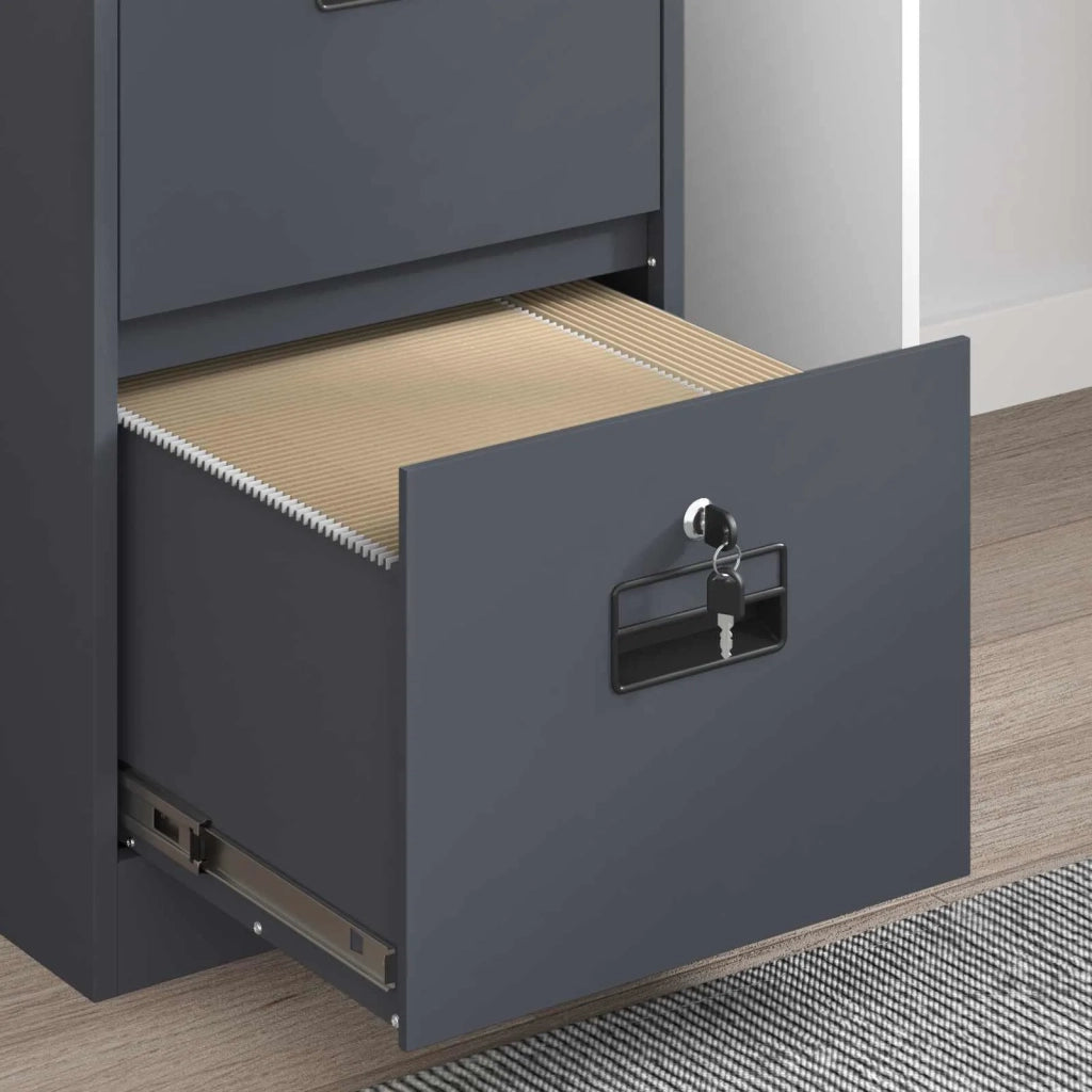 Armadio per File con cassetto 2 pz Antracite 44 x 50 x 139 cm CFW9119798