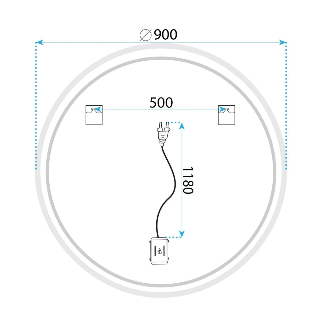 Specchio Led Soft 90