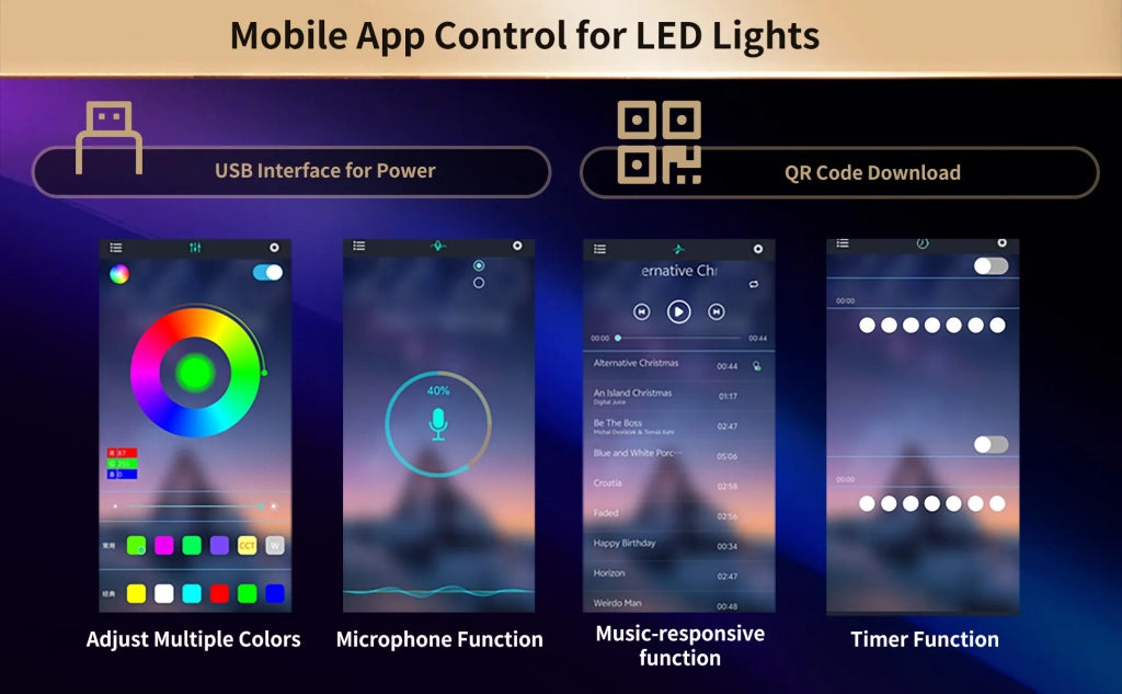 Armadio alto con scrivania e bancone, mobile multifunzione in marrone naturale con ante in vetro, ripiani regolabili, pannello forato, illuminazione LED e controllo app