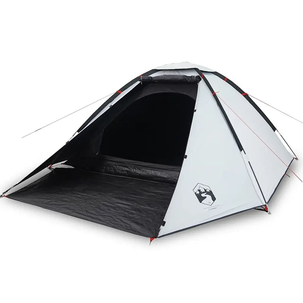 Tenda Campeggio a Cupola 2 Persone Bianca Tessuto Impermeabile 94768