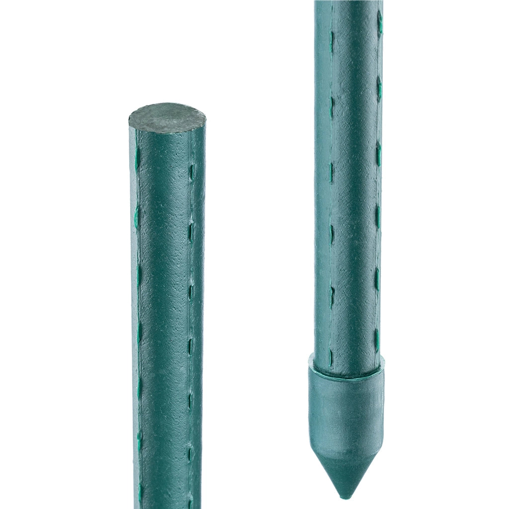Pali di supporto per piante KADAX da 150 cm, pali per pomodori rivestiti da 16 mm, 5 pezzi
