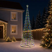 Albero di Natale LED a spirale con base EKENAS 400 cm 588 LED 42056580