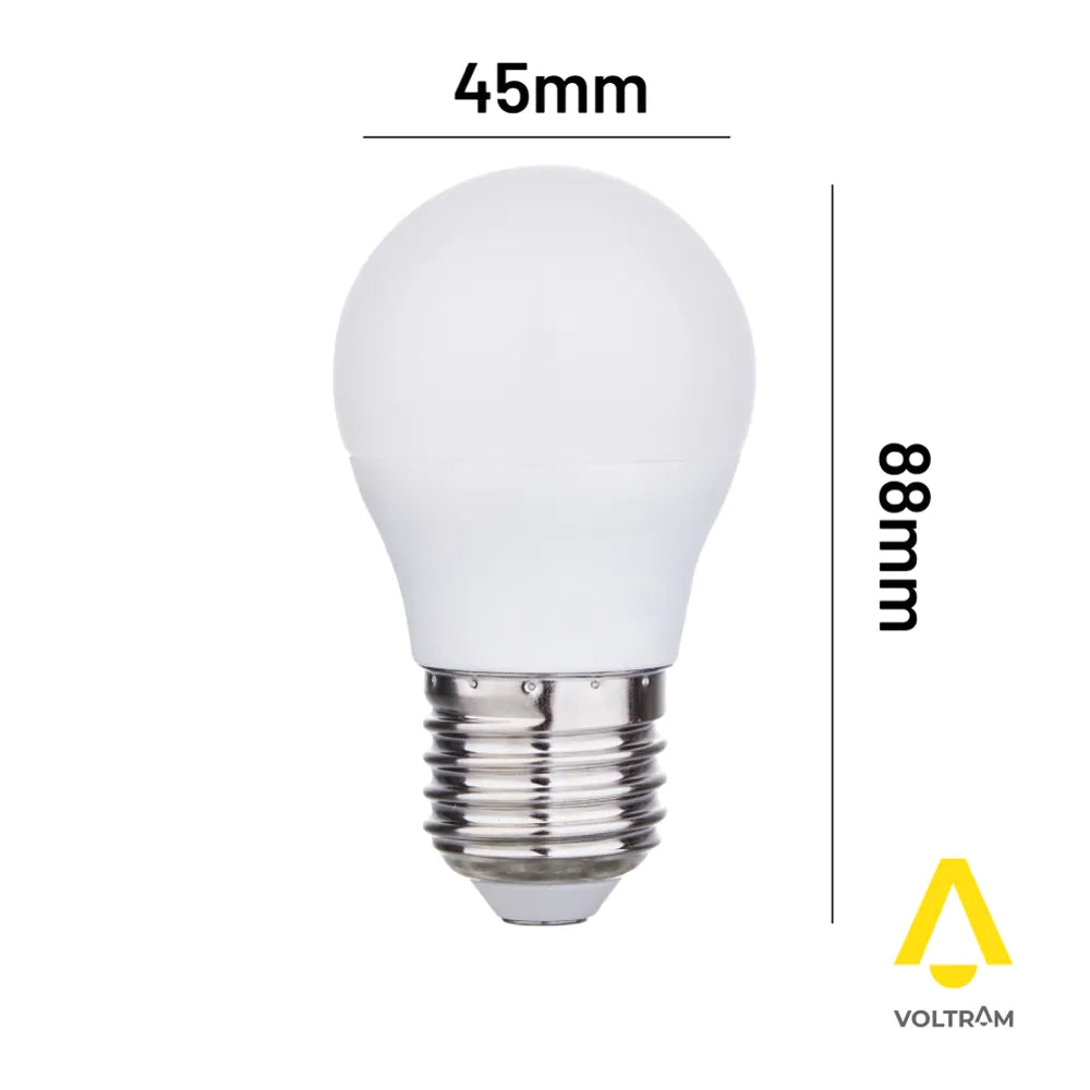 Lampadina LED E27 9W 850LM G45 bianco naturale 4000K