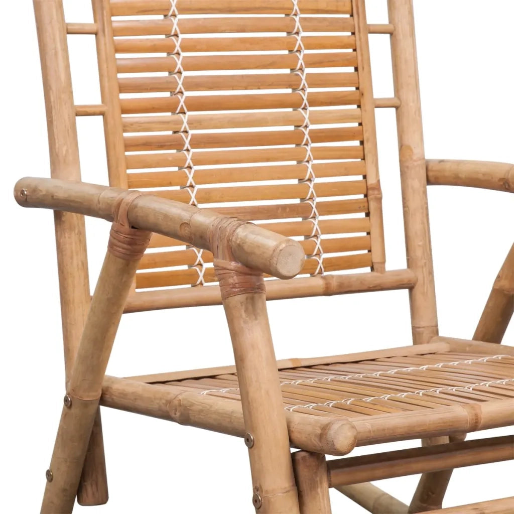Sedia a dondolo in bamboo 41894