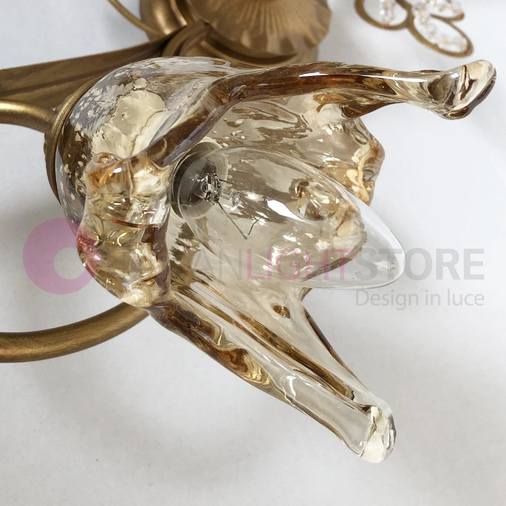 SOFIA Lampadario Stile Classico Rustico 5 Luci