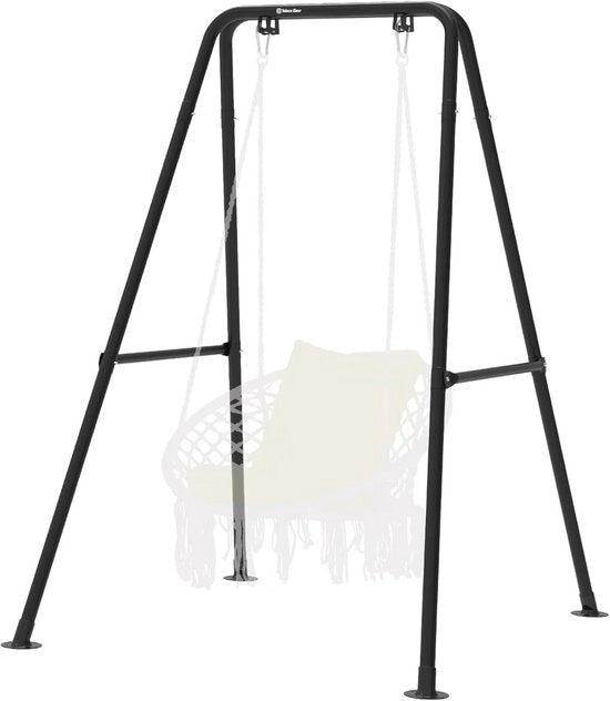 Sedia a Sostegno per Amaca con Carico Massimo 300 lbs, Stabilizzatore per Amaca da Esterno o Interno (Nero)