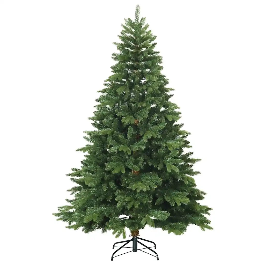 Albero di Natale artificiale con 300 LED Verde 210 cm PE e PVC 3397565