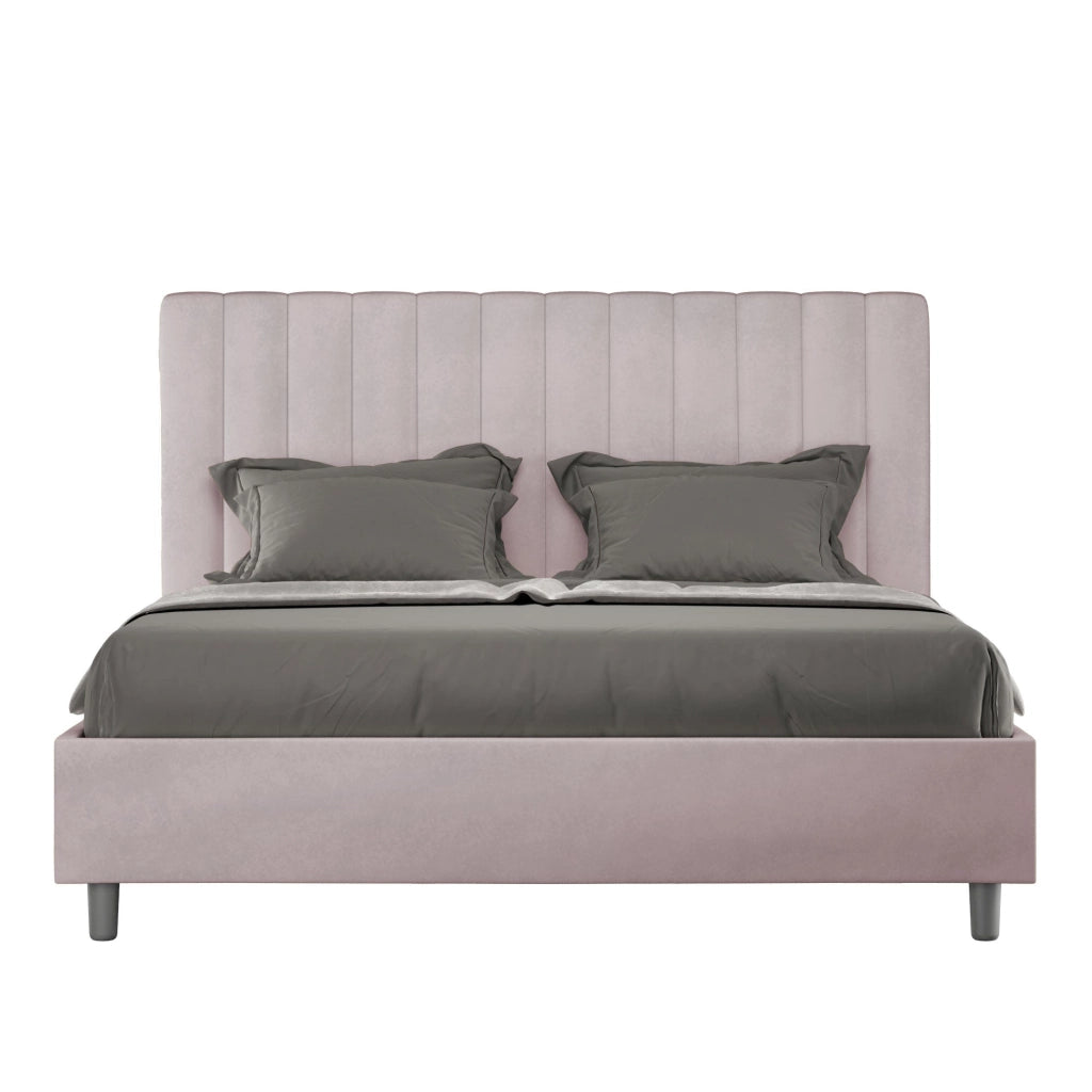Letto Matrimoniale Francese 140x200 cm Senza Rete Agueda Glicine