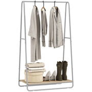 Appendiabiti con porta scarpe e ripiani ¨C Minimal ¨C Grigio