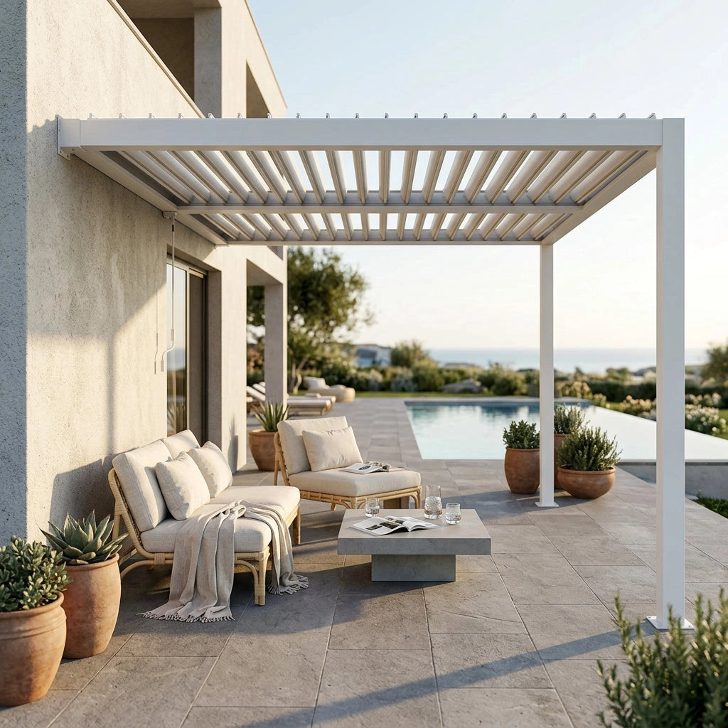 Pergola Bioclimatica in alluminio - WALTER