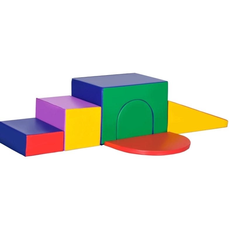 BLOCCHI MORBIDI Set 7 Pezzi Multicolore in Ecopelle