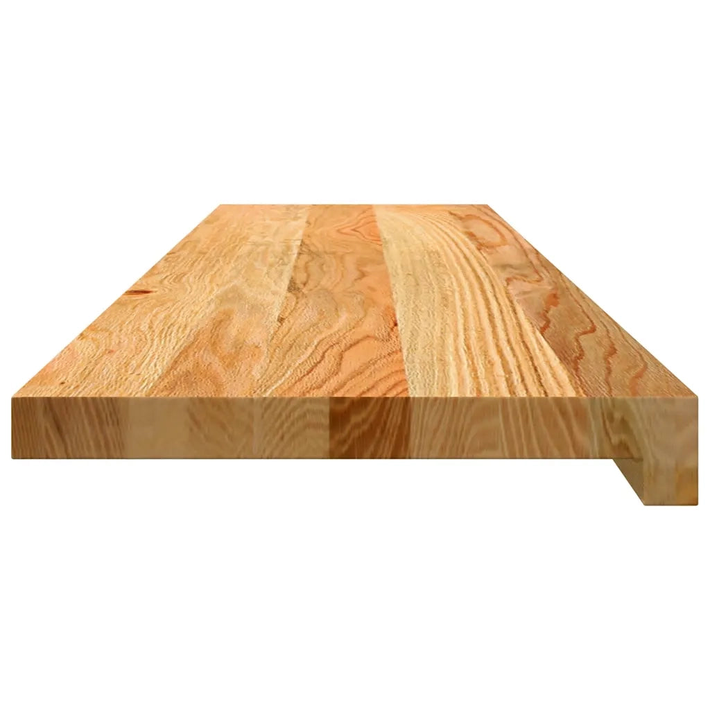 Gradini 8 pz | Tappetini per scale autoadesivi Marrone Chiaro 100x25x2 cm Legno Massello Rovere