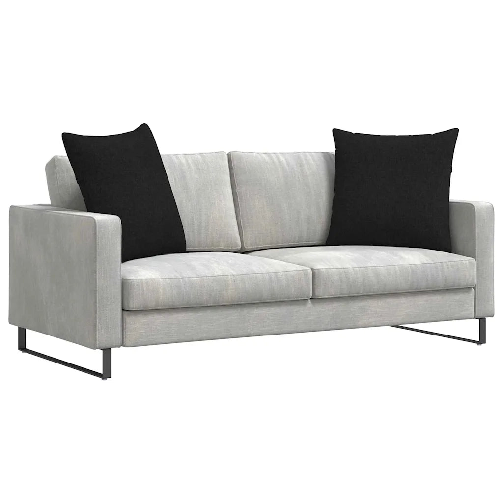 Cuscini da Divano 2 pcs Nero 60 x 60 cm Tessuto 42013999