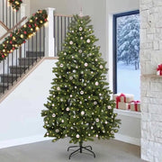 Albero di Natale artificiale 270 cm 300 LED Bianco caldo Verde 3395714