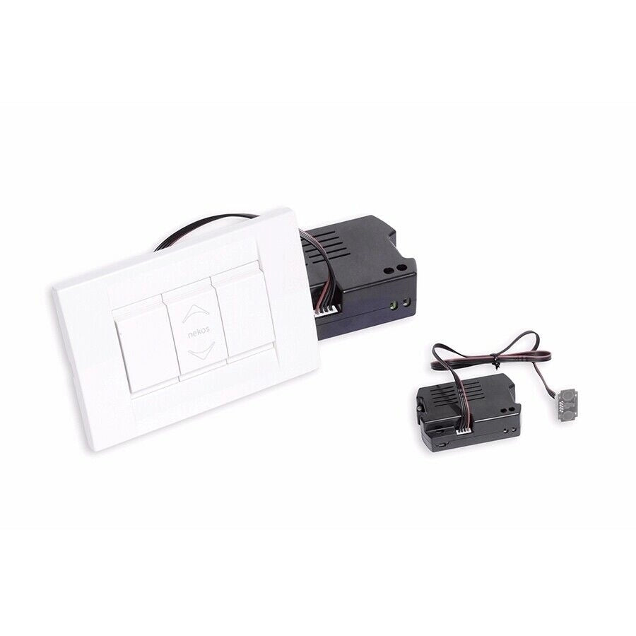 ALIMENTATORE 24V CON PULSANTE DI COMANDO NEKOS ALI'SW 6810005 AUTOMAZIONE NUOVO