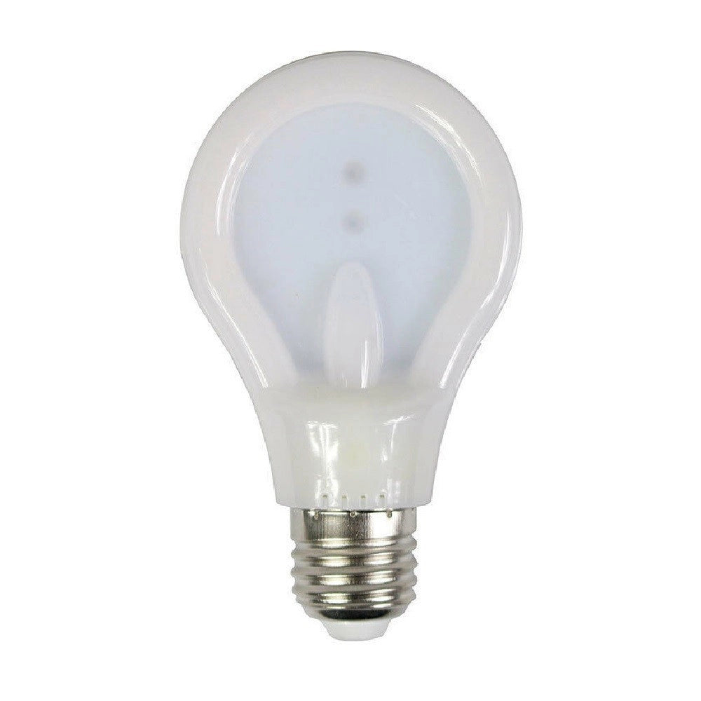 Trade Shop - Lampadina Led Slim Piatta 9 Watt E27 Luce 6500k 4000k 3000k Illuminazione A80 - -bianco Naturale      -