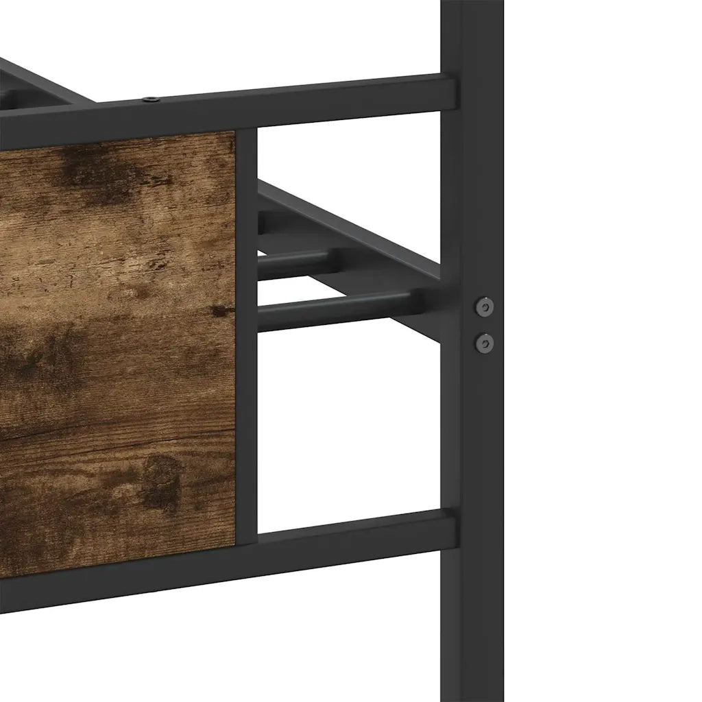 Giroletto senza Materasso Rovere Fumo 80x200 cm in Truciolato 4106752
