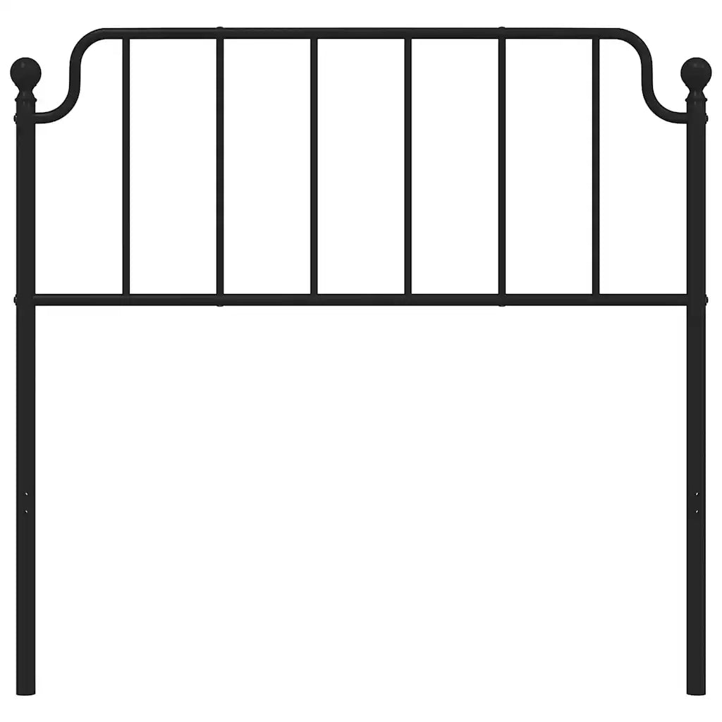 Testiera di Ricambio in Metallo Nero 100 cm 373916