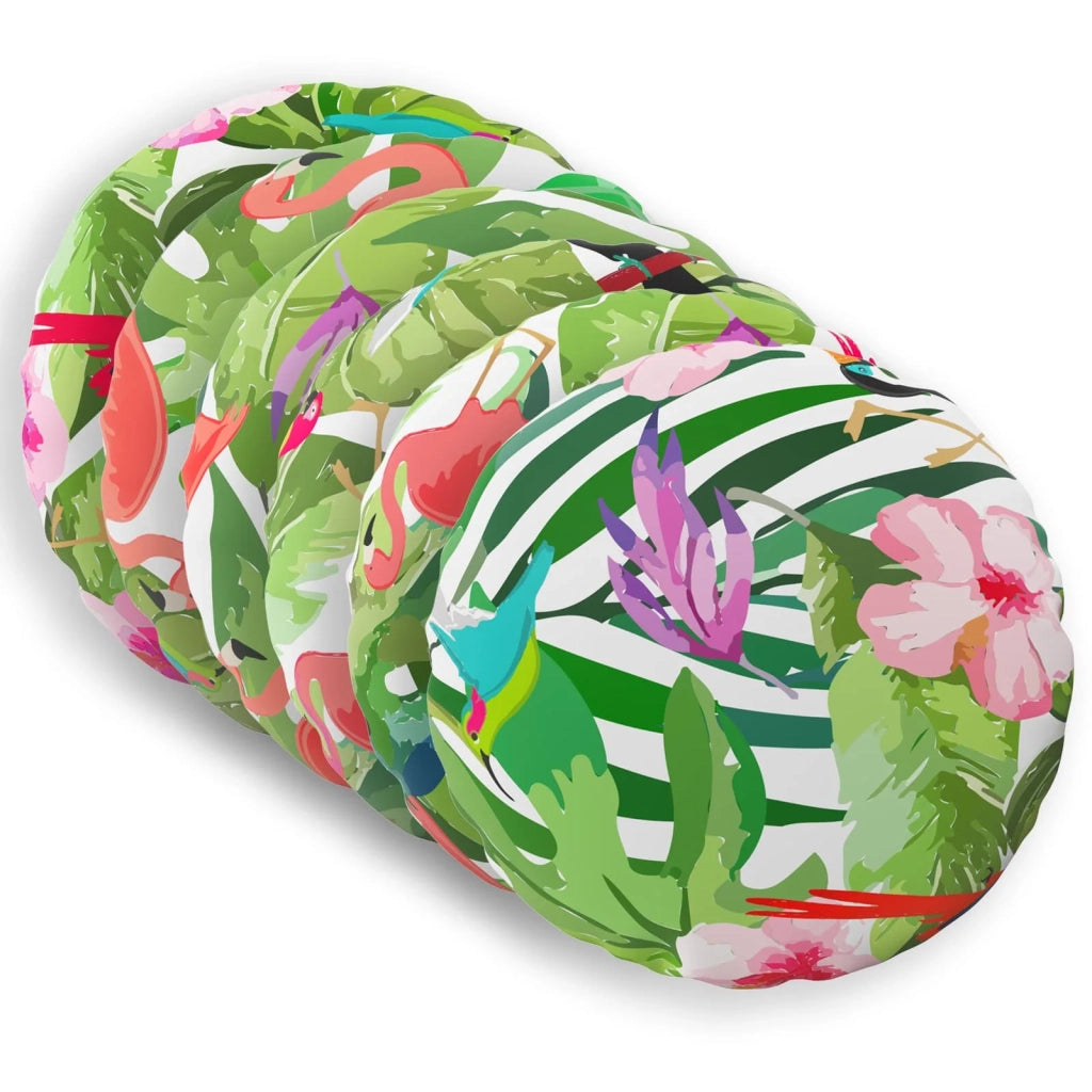 Federa 6 pcs HEERLEN Multicolore Ø 30 cm Poliestere 922028