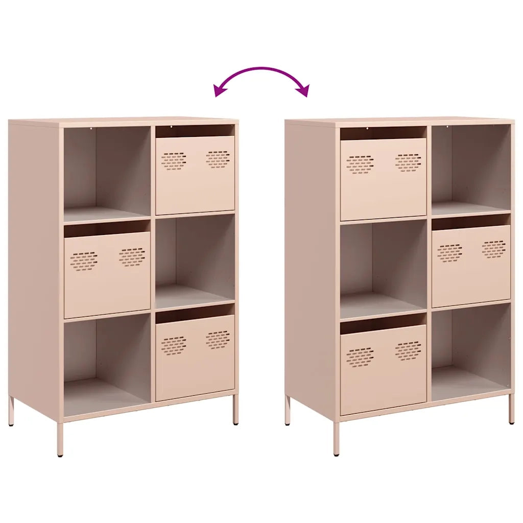 Credenza Rosa 68x39x103,5 cm in Acciaio 851407