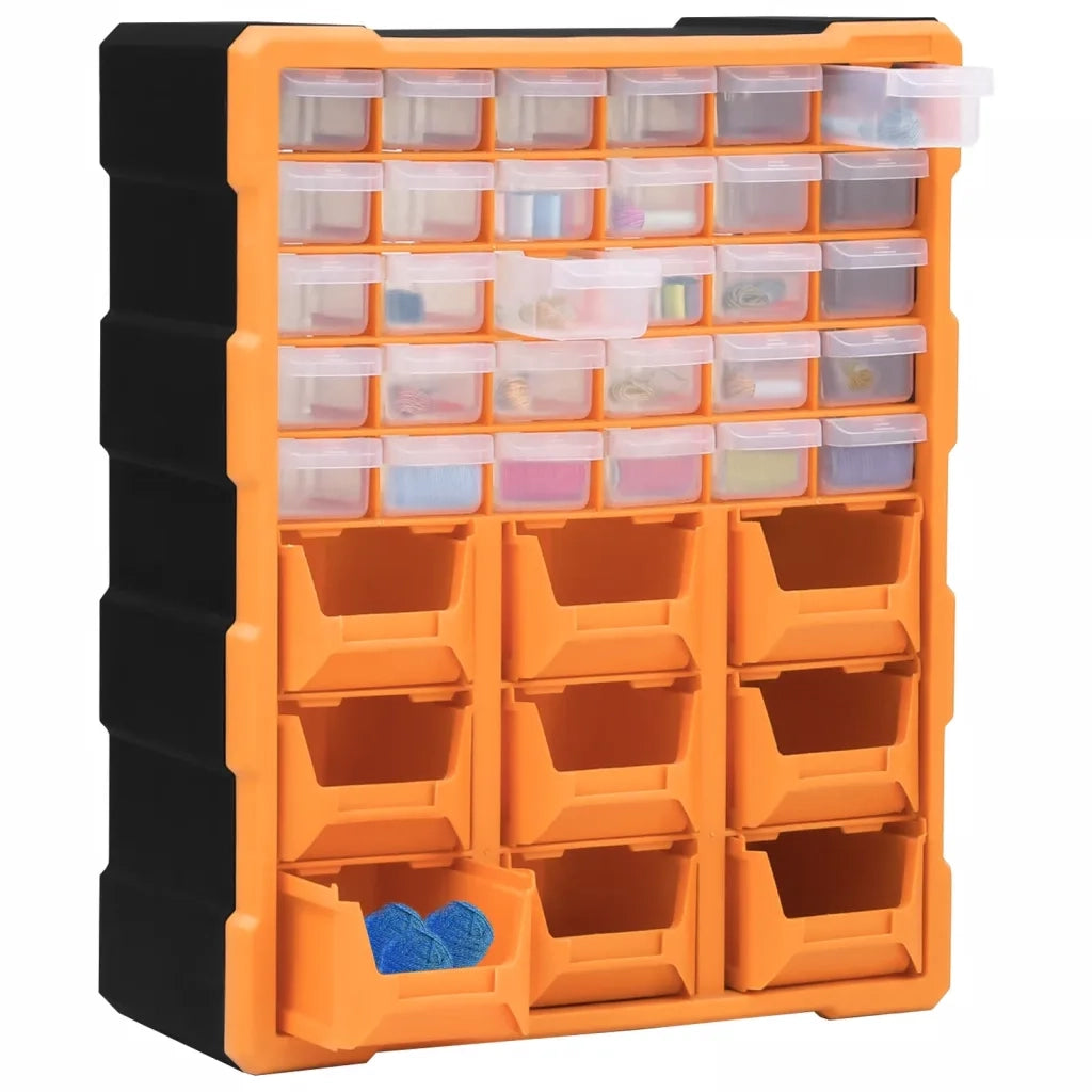 Mobile Contenitore con 39 Cassetti 38x16x47 cm 149603