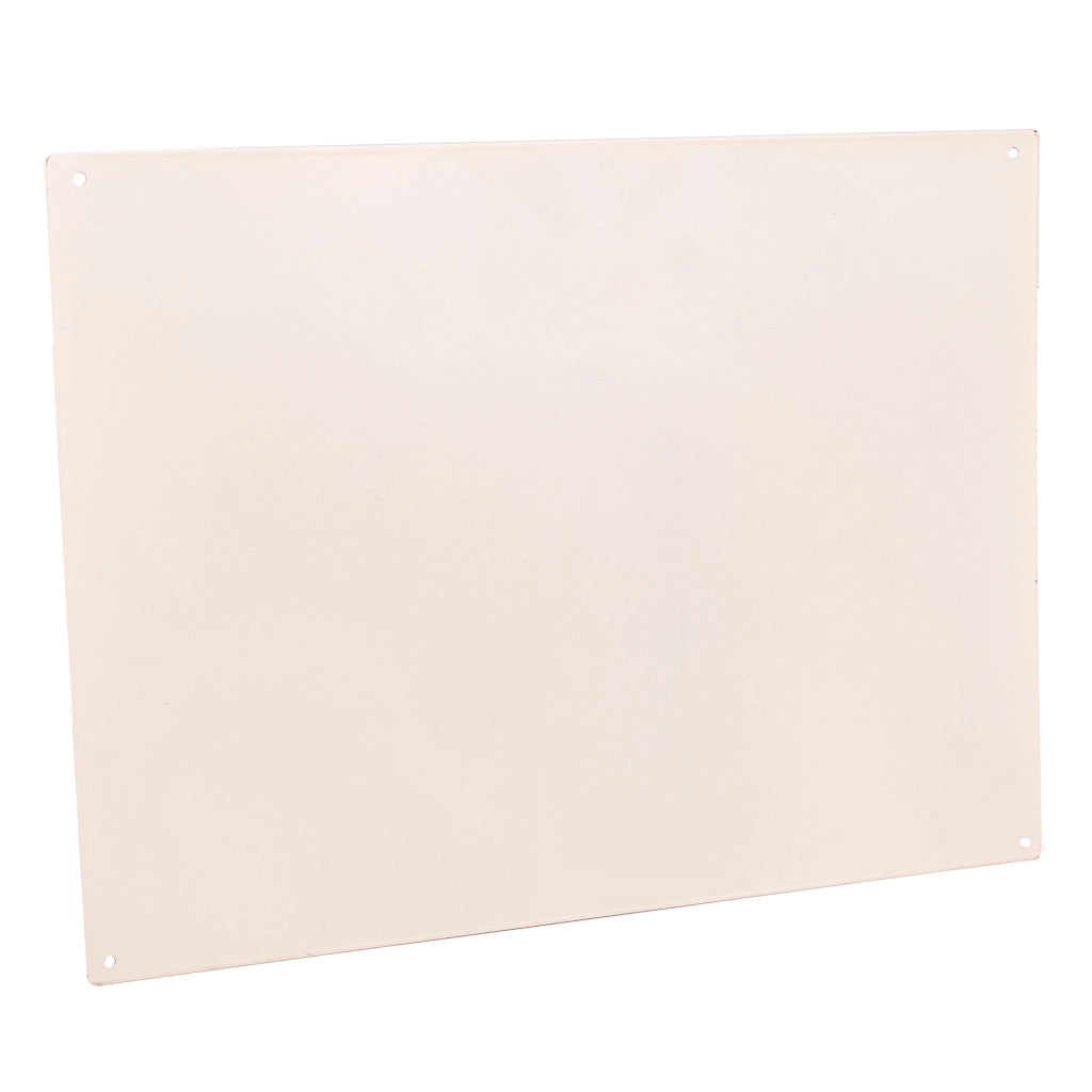 Placca in metallo nero 33x25x0,06h