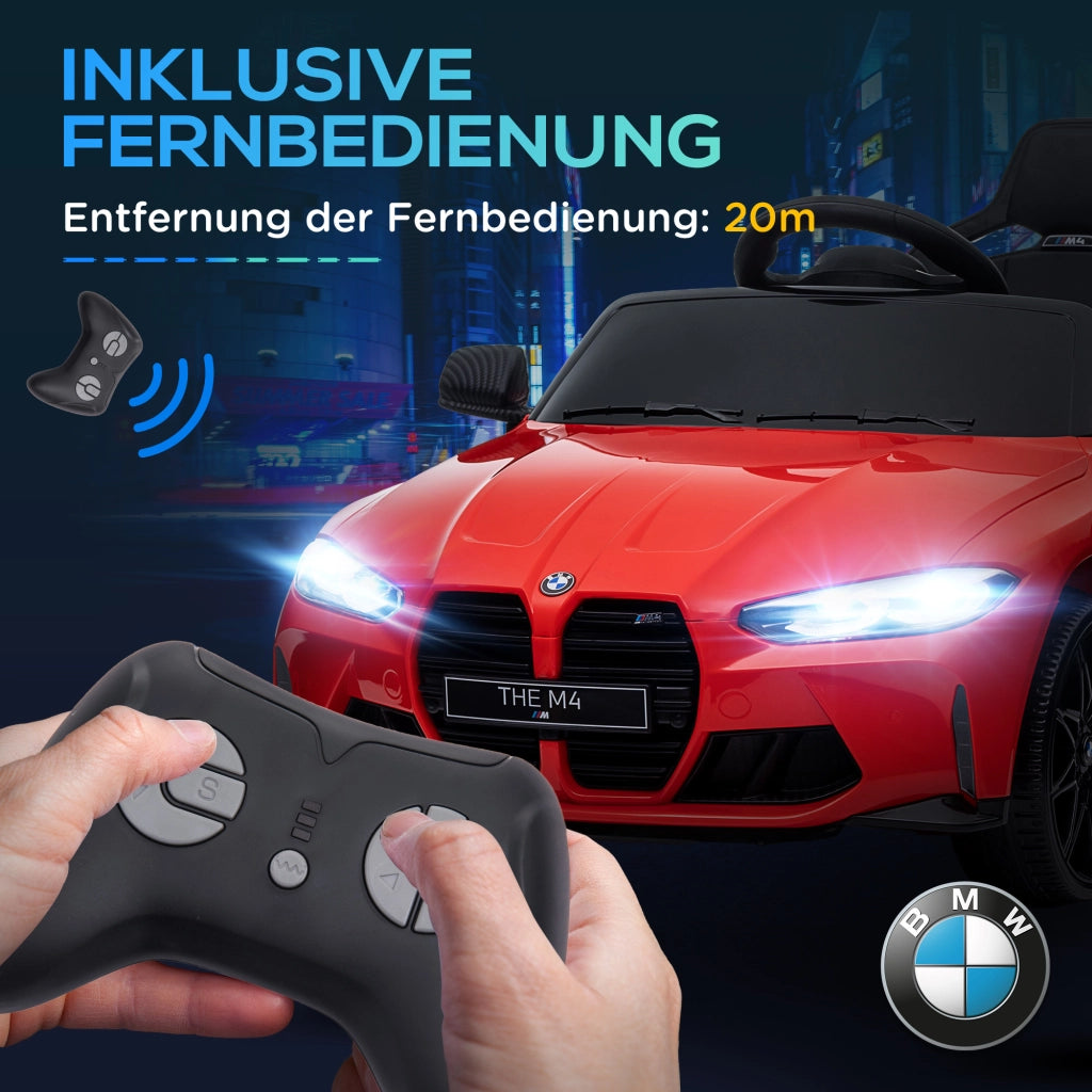 Auto Bambini BMW M4 ¨C Zephmum ¨C Rosso con Telecomando