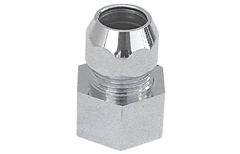 RACCORDO MF CON DADO CONICO CROMATO- 1/2 x 3/8  Diam. 12- ALBER- pezzi 1