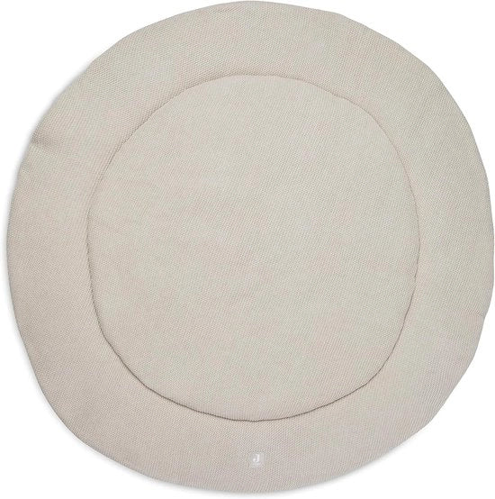 Coperta Circolare per Bambini - Tessuto Basic Knit - Coperta per Giocattoli Ø 95 cm - Beige
