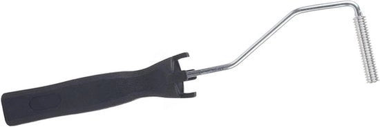 Lamineerrol in lega di alluminio - maniglia - bolle - vernice - adatto per GRP FRP - diametro del rullo 10 * 50mm Resina per Ba Stachelwalze Tapete ABS Ss.