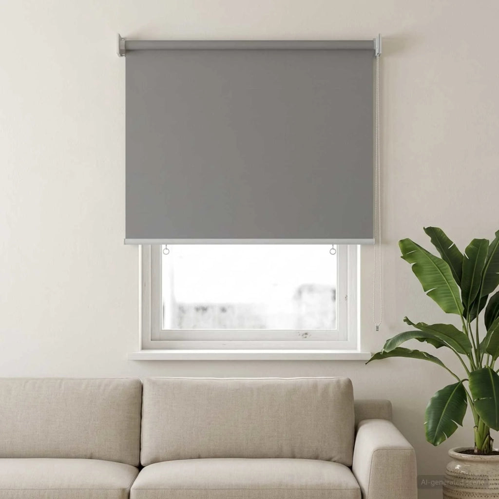 Voletta a rullo | Tenda a rullo con protezione UV Grigio Chiaro 60 x 140 cm