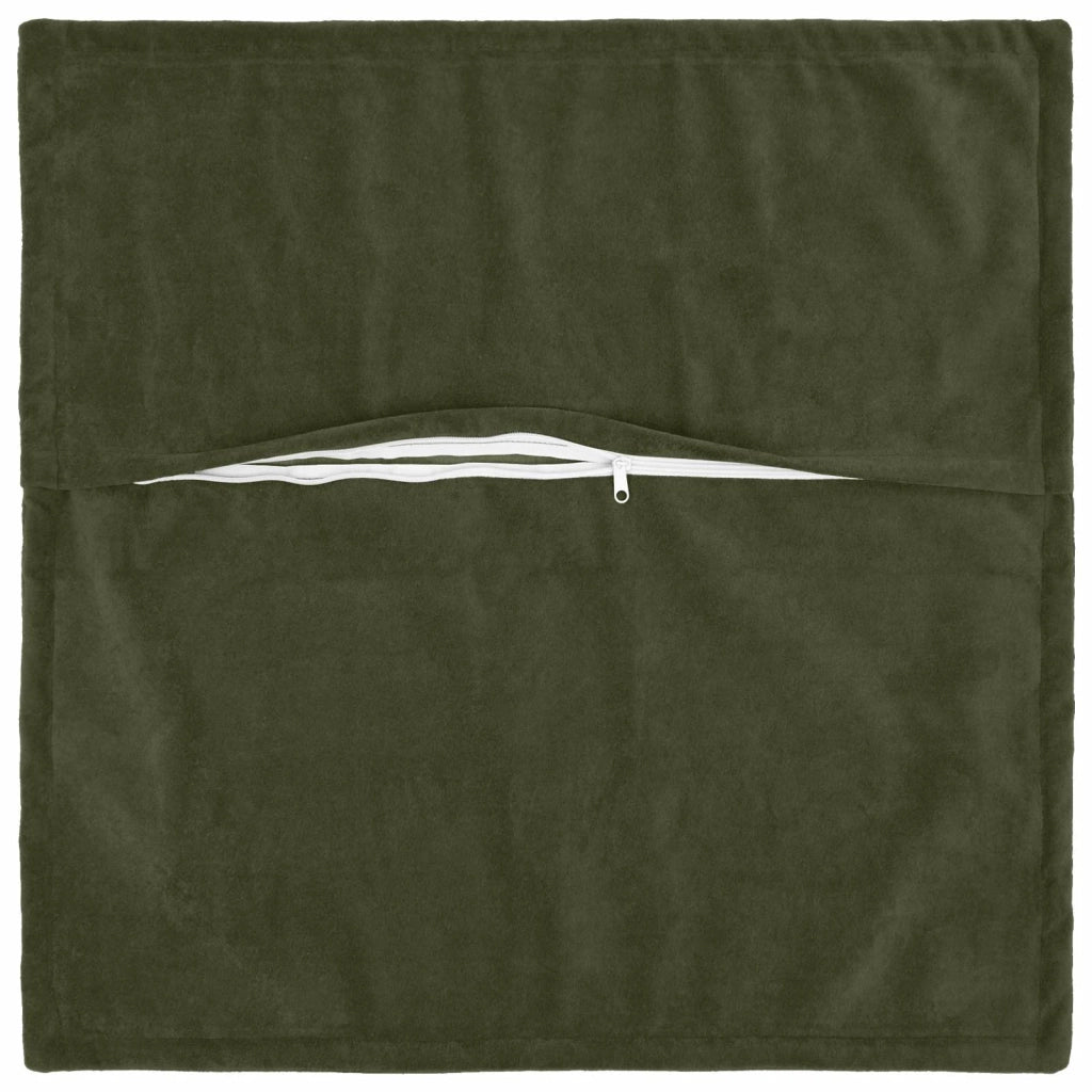 Cuscino 6 pz HOUTEN Verde 40 x 40 cm Fleece in microfibra 932963