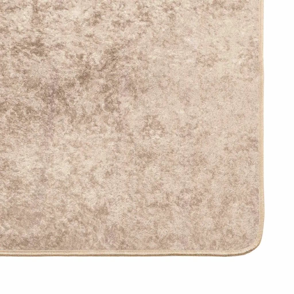 Runner Tappeto MARSA Beige 80 x 450 cm Poliestere e PVC 42023088