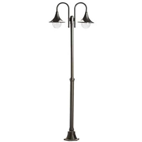 LAMPIONE 'URANO' 2 LUCI Colore Nero