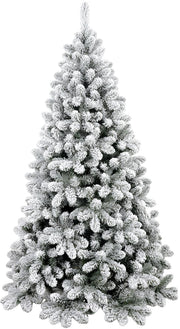 Albero di Natale artificiale, 180 cm, aspetto realistico, bianco