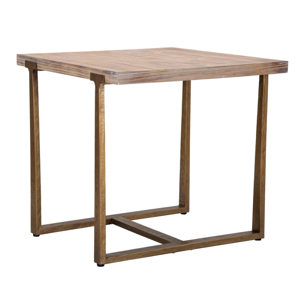 Tavolo VKH577, Marrone, MDF, 80x80x76 cm