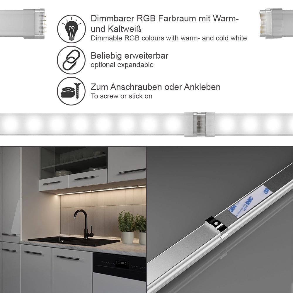 Vicco Striscia LED Bianco 300 cm