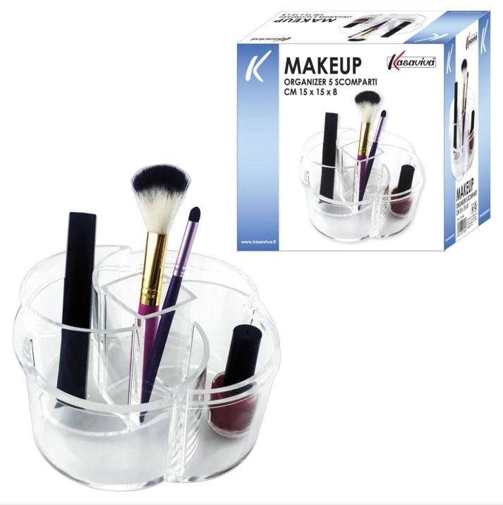 MAURY'S BEAUTY ORGANIZER A 5 SCOMPARTI 15 X 25 X 8 CM