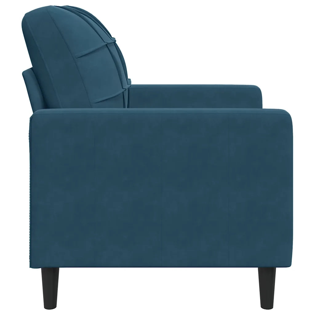 Poltrona Blu 60 cm Velluto 4007613