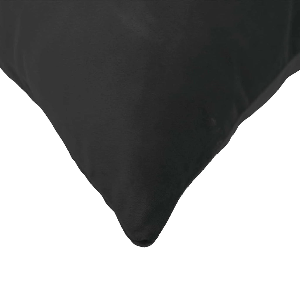 Cuscino con cuscino HEERLEN 2 pz Nero Velluto 928030
